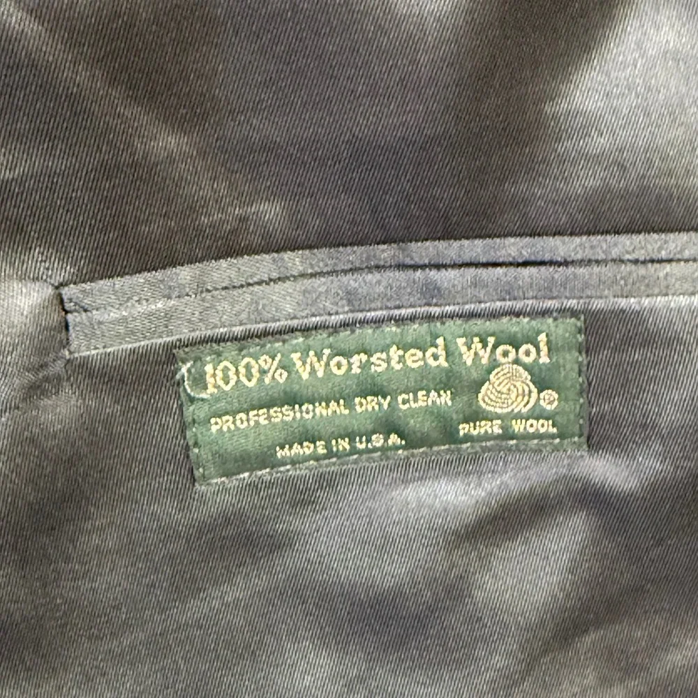 Sturbridge Classics Men's Wool Blazer USA Made‎ Navy Sport Coat 46R